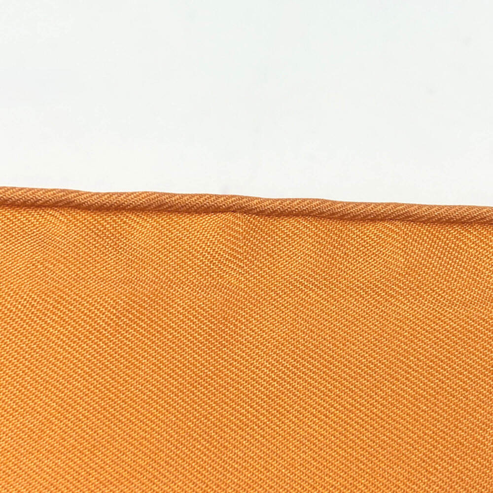 HERMES Orange Silk Scarf - Picture 3 of 4